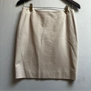 Akris Punto Cream Mini Skirt Sz 4